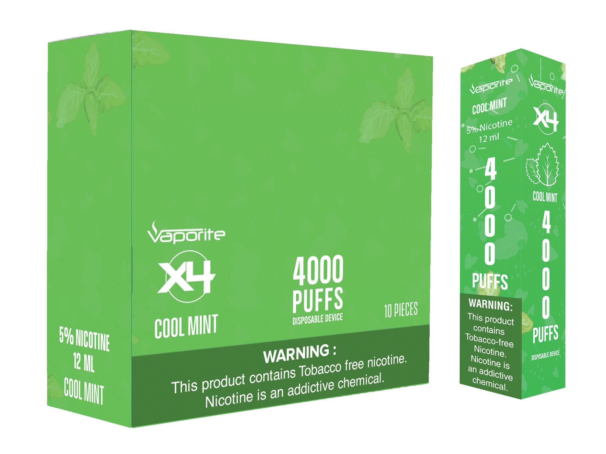 X4 Disposables-Cool Mint-4000