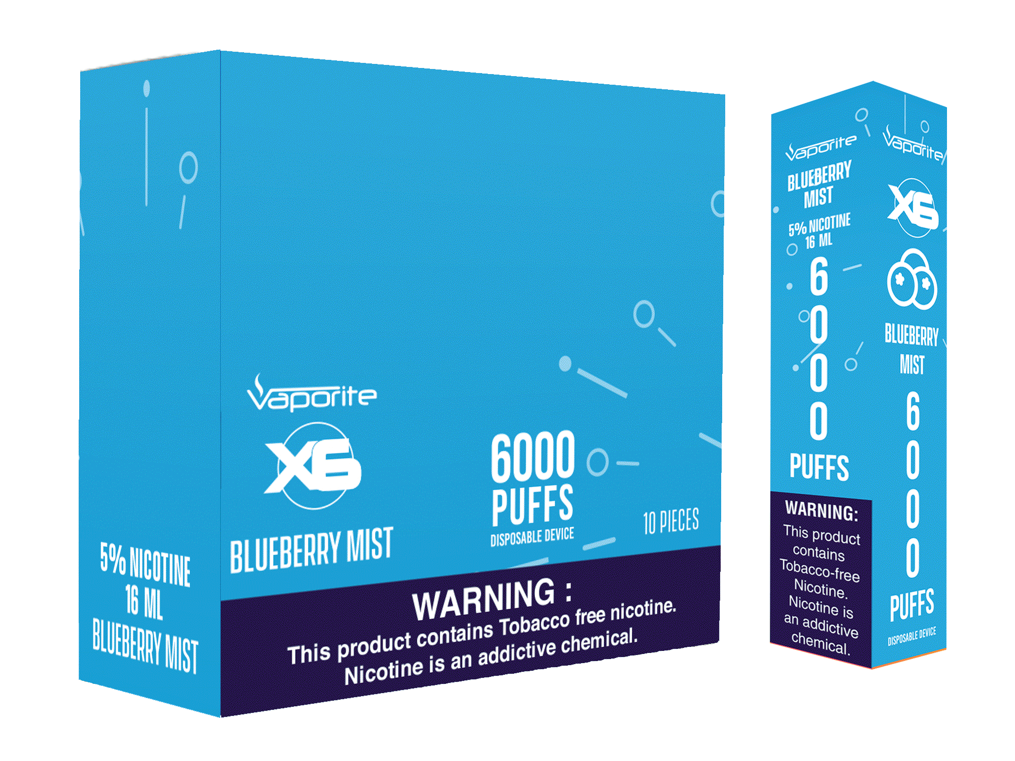 X6 Disposables-Blueberry Mist-6000