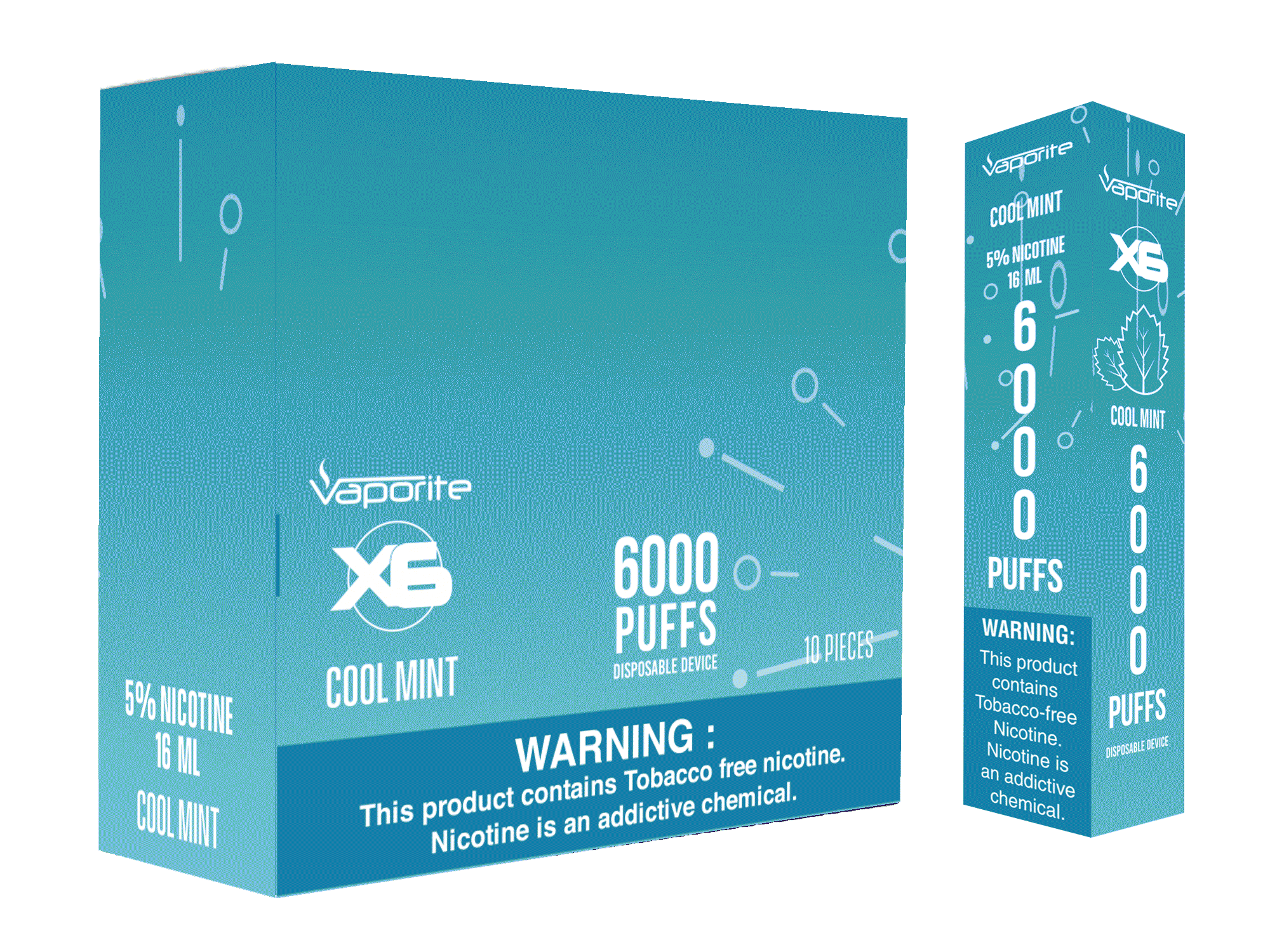 X6 Disposables-Cool Mint-6000
