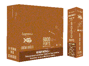 X6 Disposables-Creme Brûlée-6000