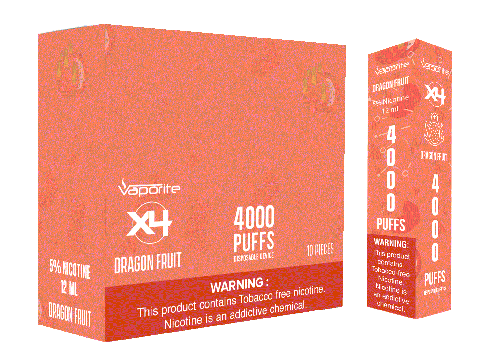 X4 Disposables-Dragon Fruit-4000