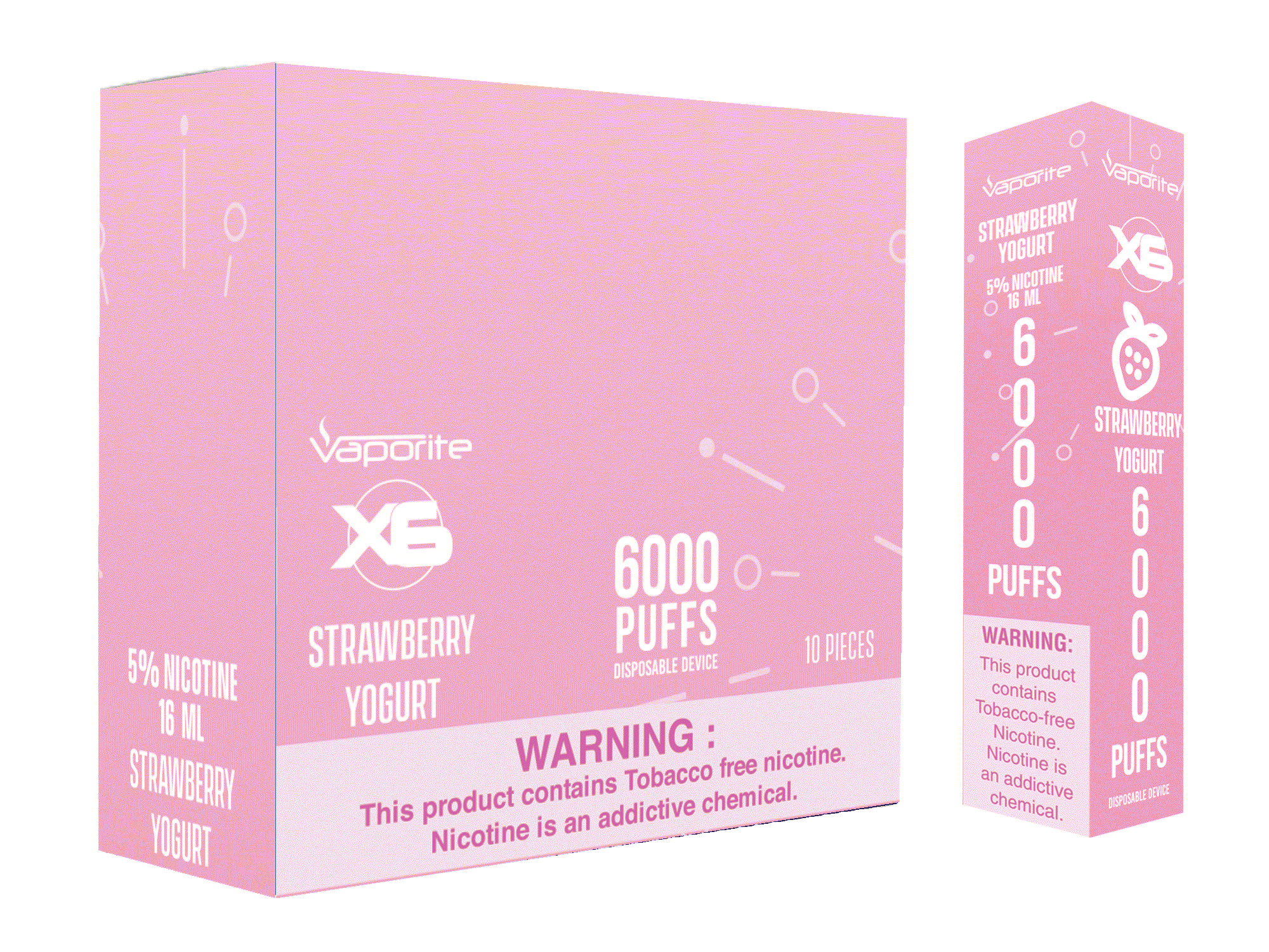 X6 Disposables-Strawberry Yogurt-6000